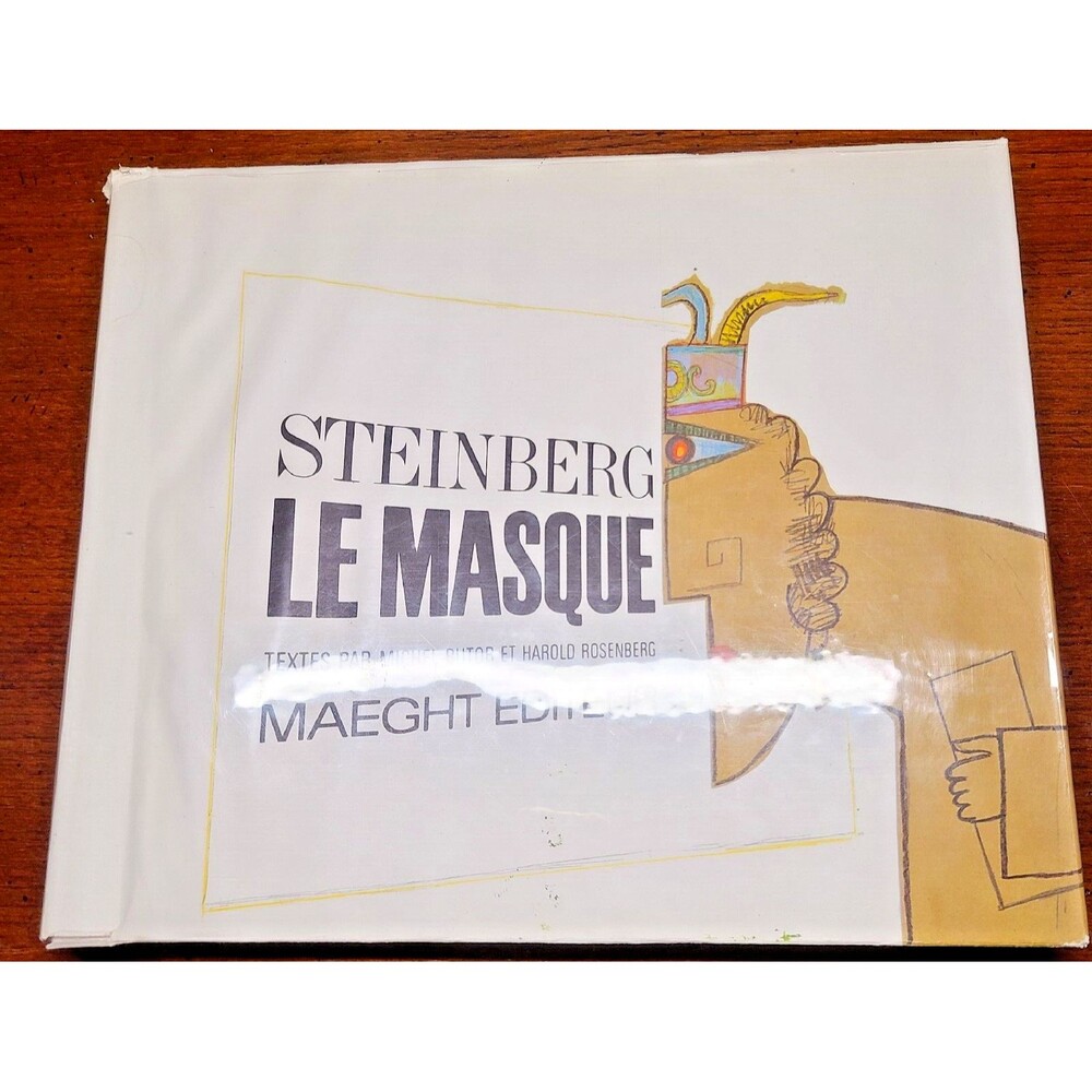 Saul Steinberg "Le Masque" 1st Edition Hardcover Dust Jacket In French